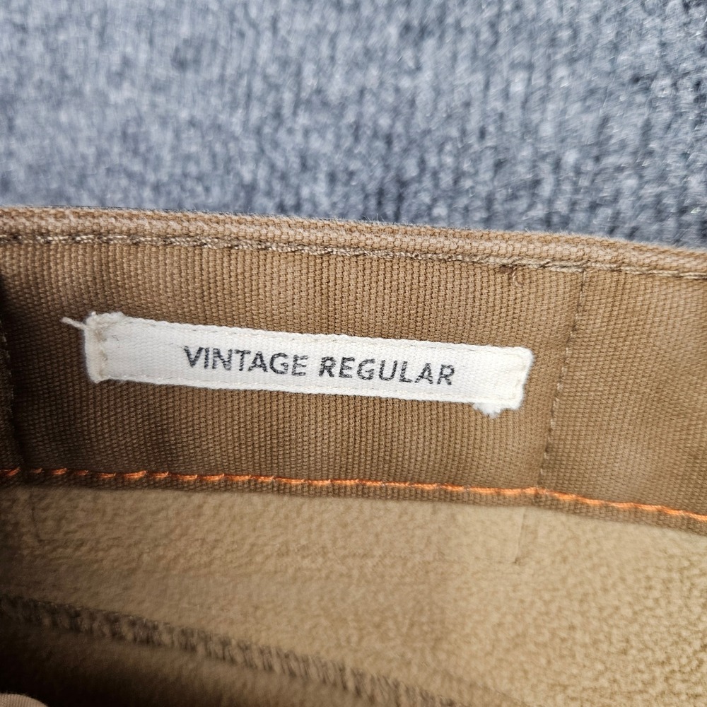 Weatherproof Vintage Fleece Lined Pants Men's 34x30 Regular Fit Brown Stretch - Picture 4 of 9
